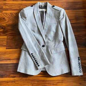 Burberry Textured Gray Women's Blazer